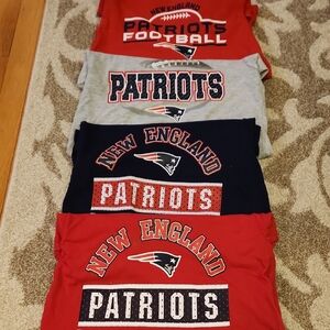 New England Patriots T-Shirt Set - Red, Gray, and Navy